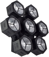 Citronic CosmoPAR: 7x40W COB LED RGBW PAR Light Retro Vintage Pod inc Tripod Stand
